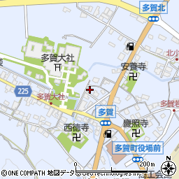 滋賀県犬上郡多賀町多賀527周辺の地図