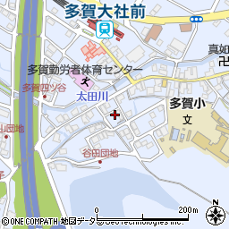 滋賀県犬上郡多賀町多賀1205周辺の地図