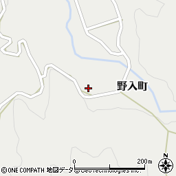 愛知県豊田市野入町辻谷周辺の地図