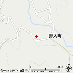 愛知県豊田市野入町（辻谷）周辺の地図