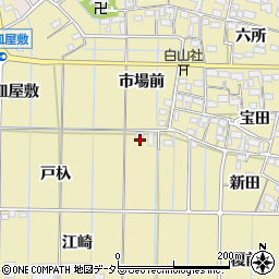 愛知県稲沢市北島町周辺の地図