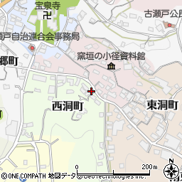 愛知県瀬戸市西洞町14-1周辺の地図