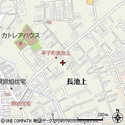 愛知県尾張旭市平子町（長池上）周辺の地図