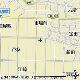 愛知県稲沢市北島町周辺の地図