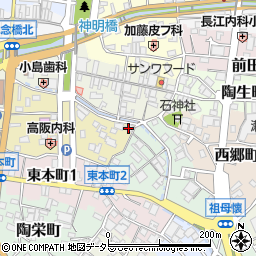 愛知県瀬戸市南仲之切町53周辺の地図