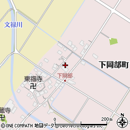 滋賀県彦根市下岡部町385-3周辺の地図