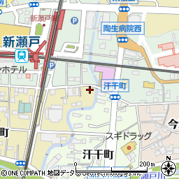 愛知県瀬戸市孫田町1周辺の地図