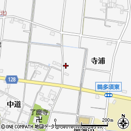愛知県愛西市鵜多須町周辺の地図