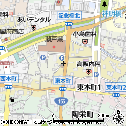 愛知県瀬戸市南仲之切町19周辺の地図