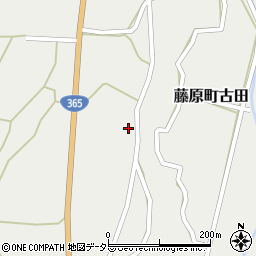 三重県いなべ市藤原町古田1095周辺の地図