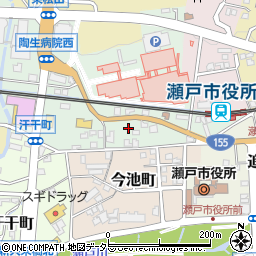 愛知県瀬戸市西追分町85周辺の地図