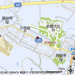 滋賀県犬上郡多賀町多賀623周辺の地図