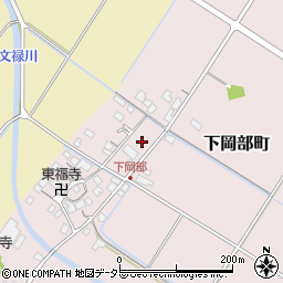 滋賀県彦根市下岡部町385-1周辺の地図