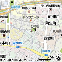 愛知県瀬戸市蛭子町18周辺の地図