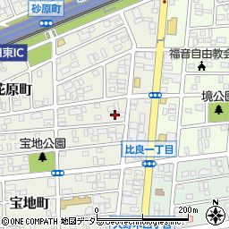 愛知県名古屋市西区宝地町260-2周辺の地図
