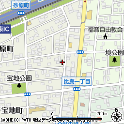 愛知県名古屋市西区宝地町260-3周辺の地図