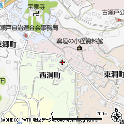 愛知県瀬戸市西洞町13周辺の地図