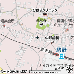 駒野接骨院周辺の地図