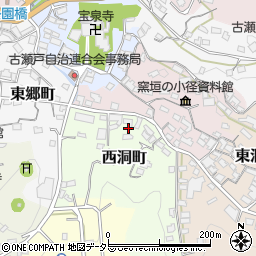 愛知県瀬戸市西洞町10-1周辺の地図