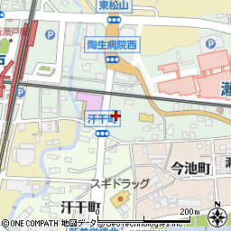愛知県瀬戸市西追分町111周辺の地図