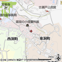 愛知県瀬戸市仲洞町46周辺の地図