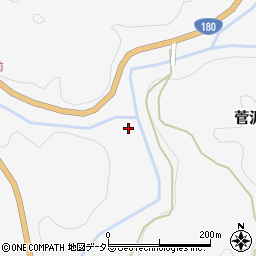 鳥取県日野郡日南町菅沢446周辺の地図