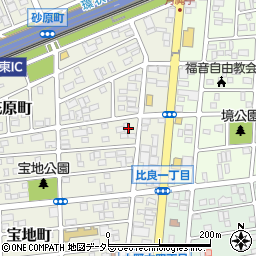 愛知県名古屋市西区宝地町258周辺の地図