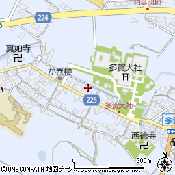 滋賀県犬上郡多賀町多賀613周辺の地図