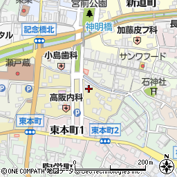 愛知県瀬戸市南仲之切町60周辺の地図