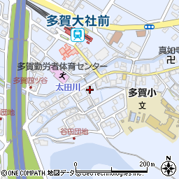 滋賀県犬上郡多賀町多賀1198周辺の地図