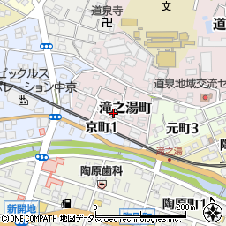 愛知県瀬戸市滝之湯町周辺の地図