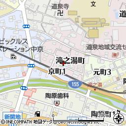 愛知県瀬戸市滝之湯町周辺の地図