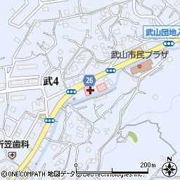 竹川マート１号棟周辺の地図