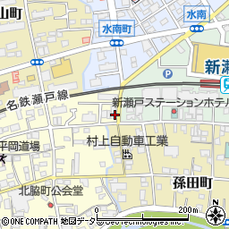 愛知県瀬戸市北脇町250周辺の地図