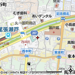 愛知県瀬戸市蔵所町7周辺の地図