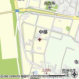 愛知県愛西市給父町（中部）周辺の地図