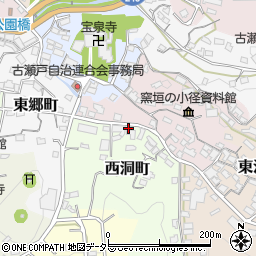 愛知県瀬戸市西洞町10周辺の地図