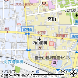 静岡銀行富士宮支店 ＡＴＭ周辺の地図