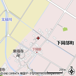 滋賀県彦根市下岡部町388-5周辺の地図