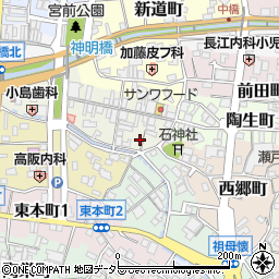 愛知県瀬戸市末広町3丁目24周辺の地図