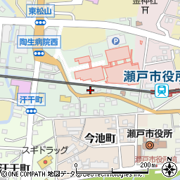 愛知県瀬戸市西追分町43周辺の地図
