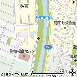 愛知県清須市春日与市河原周辺の地図