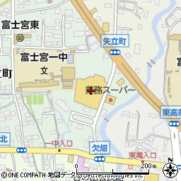 エスポット富士宮店カーサービスジェーシーエー周辺の地図