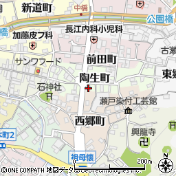 愛知県瀬戸市陶生町23周辺の地図