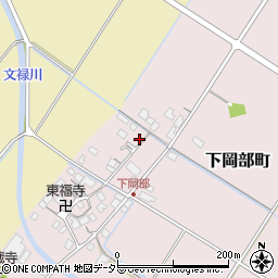滋賀県彦根市下岡部町388-1周辺の地図