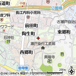 愛知県瀬戸市陶生町58周辺の地図