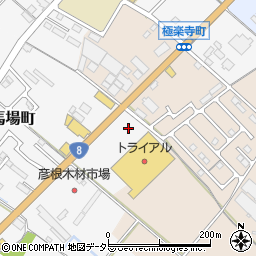 瑛心　彦根店周辺の地図