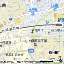 愛知県瀬戸市北脇町251周辺の地図