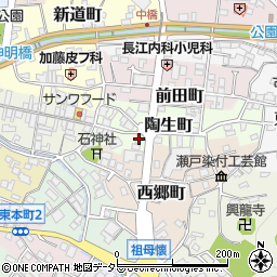 愛知県瀬戸市陶生町20周辺の地図
