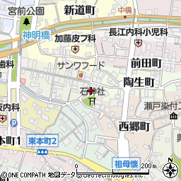 愛知県瀬戸市陶生町6周辺の地図